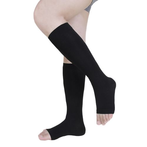 Below Knee Compression Stocking Black