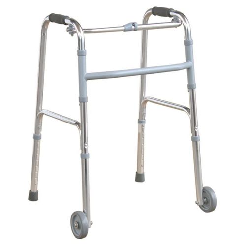 Bib Walking Frame With Front Wheels