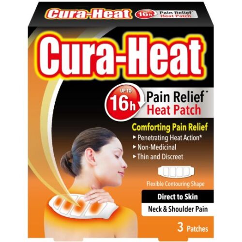 Cura Heat Neck & Shoulder Pain Patches(3s)