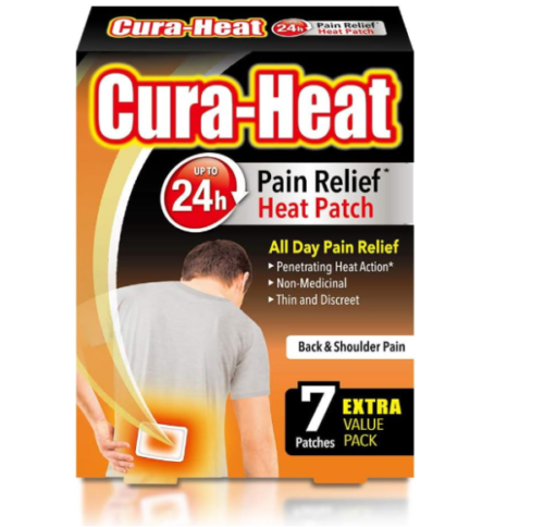 Ked Cura Heat Back & Shoulder Pain Patches(7s)