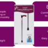 Flam Classic Foldable Walking Cane/Stick