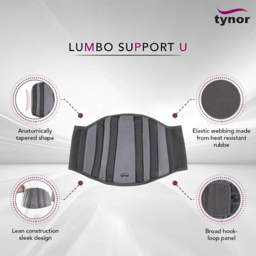Tyn Orthopedic Lumbar/Back Support Belt Universal For Back Pain ,Sciatica,Herniated Disc,Disc Bulge