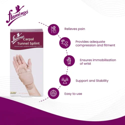 Flam Carpal Tunnel Splint Beige Univ