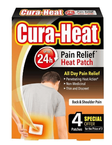 Cura Heat Direct To Skin Acute Back Pain Patches( 2s).